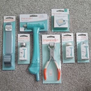 imPRESS Jewelry Making Tool Set - Teal and Orange